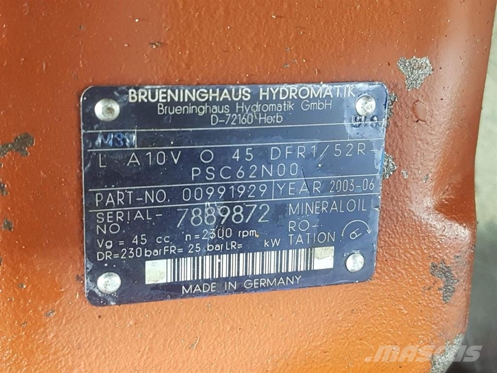 Brueninghaus Hydromatik L A10VO45DFR1/52R-R910991929-Load sensing pump Hydraulics