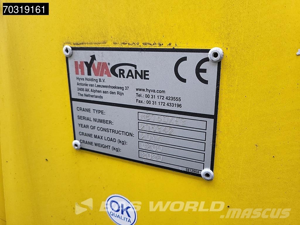DAF LF 250 4X2 HYVA HB150XE3 Crane Kran Automatic Euro Lastbil med lad/Flatbed
