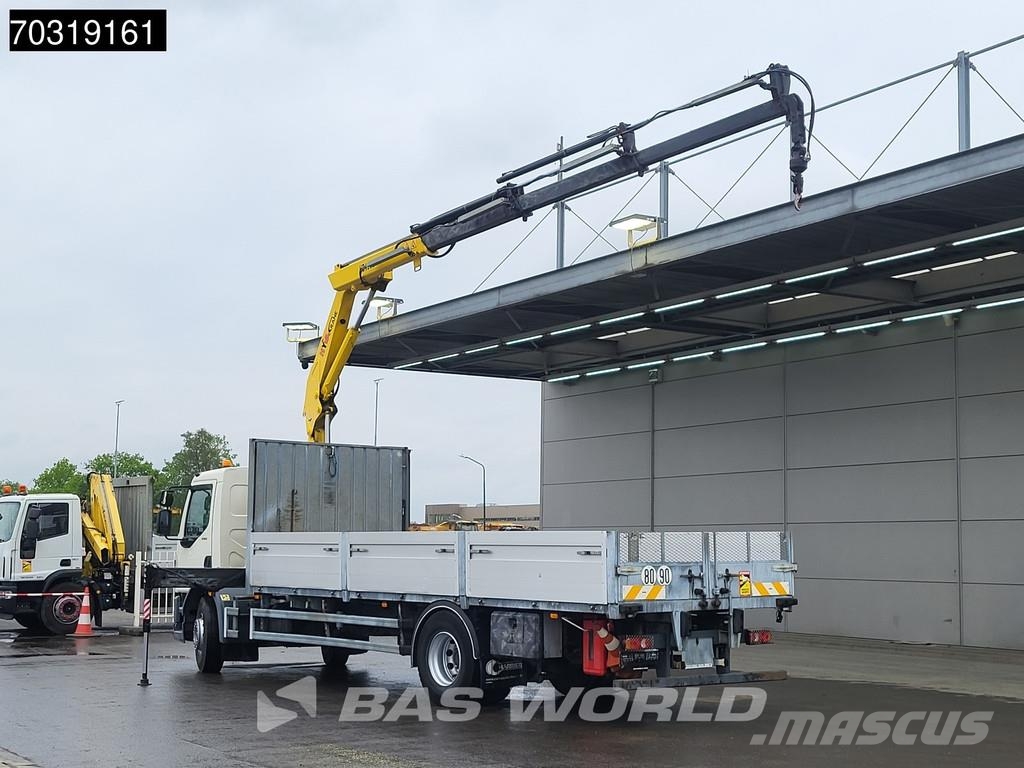 DAF LF 250 4X2 HYVA HB150XE3 Crane Kran Automatic Euro Lastbil med lad/Flatbed