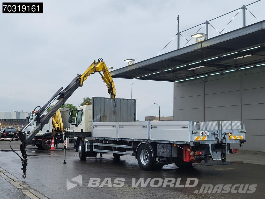 DAF LF 250 4X2 HYVA HB150XE3 Crane Kran Automatic Euro Lastbil med lad/Flatbed