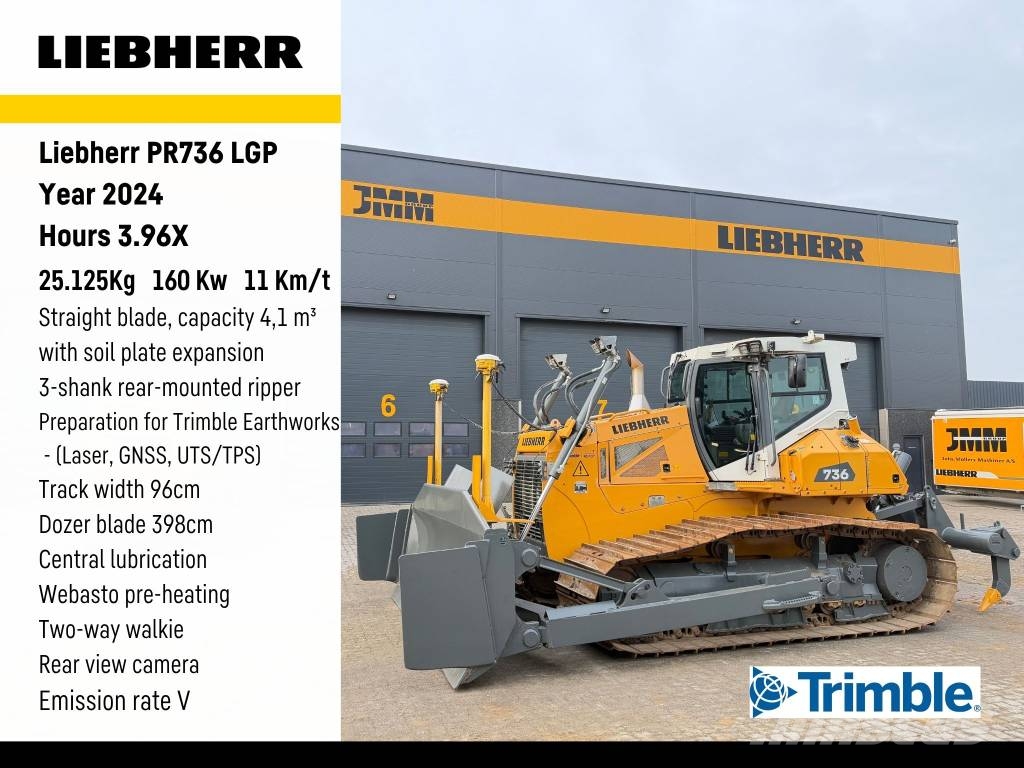 Liebherr PR 736 G8 LGP Litronic 크롤러 도저