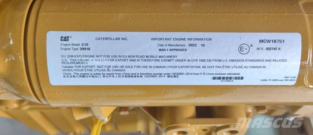CAT C 15 Diesel Engine for Construction Machine Motoren
