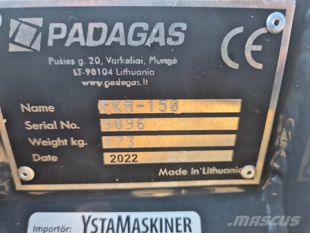 Ysta SV-150 ملحقات أخرى للحفر والتحميل