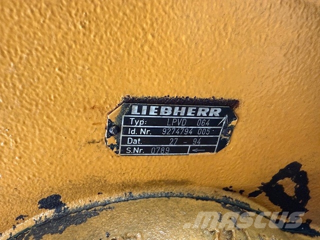 Liebherr A 900 COMPLET HYDRAULIC PARTS Hydraulics