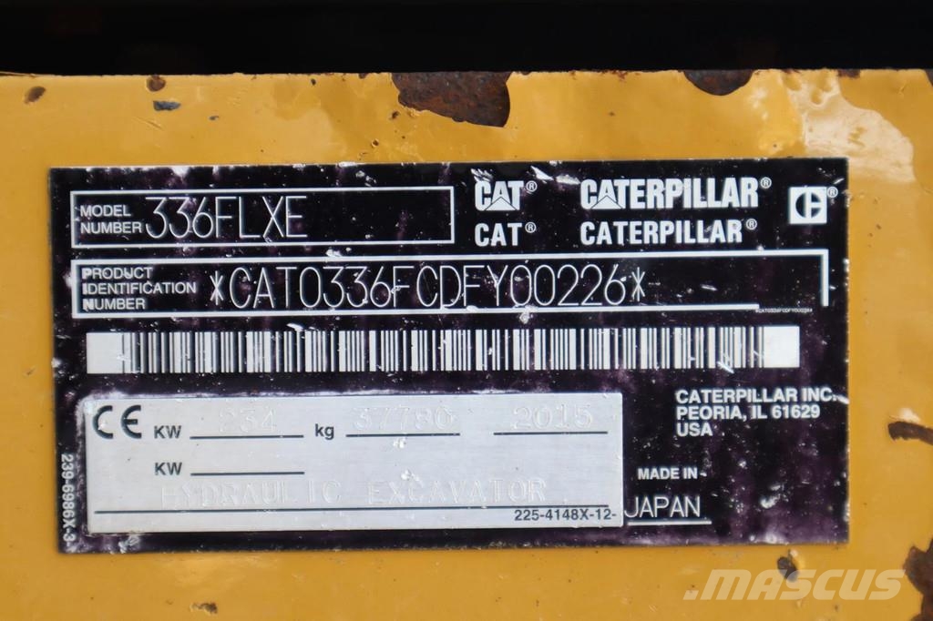 CAT 336F L 336F L XE | 336 FL XE | BUCKET | QUICK COUP Bagri goseničarji