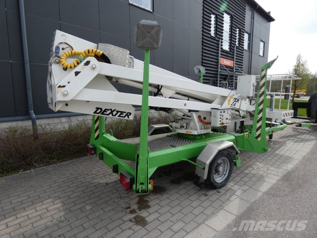 Dexter 17ZA Platforme aeriene montate pe remorca
