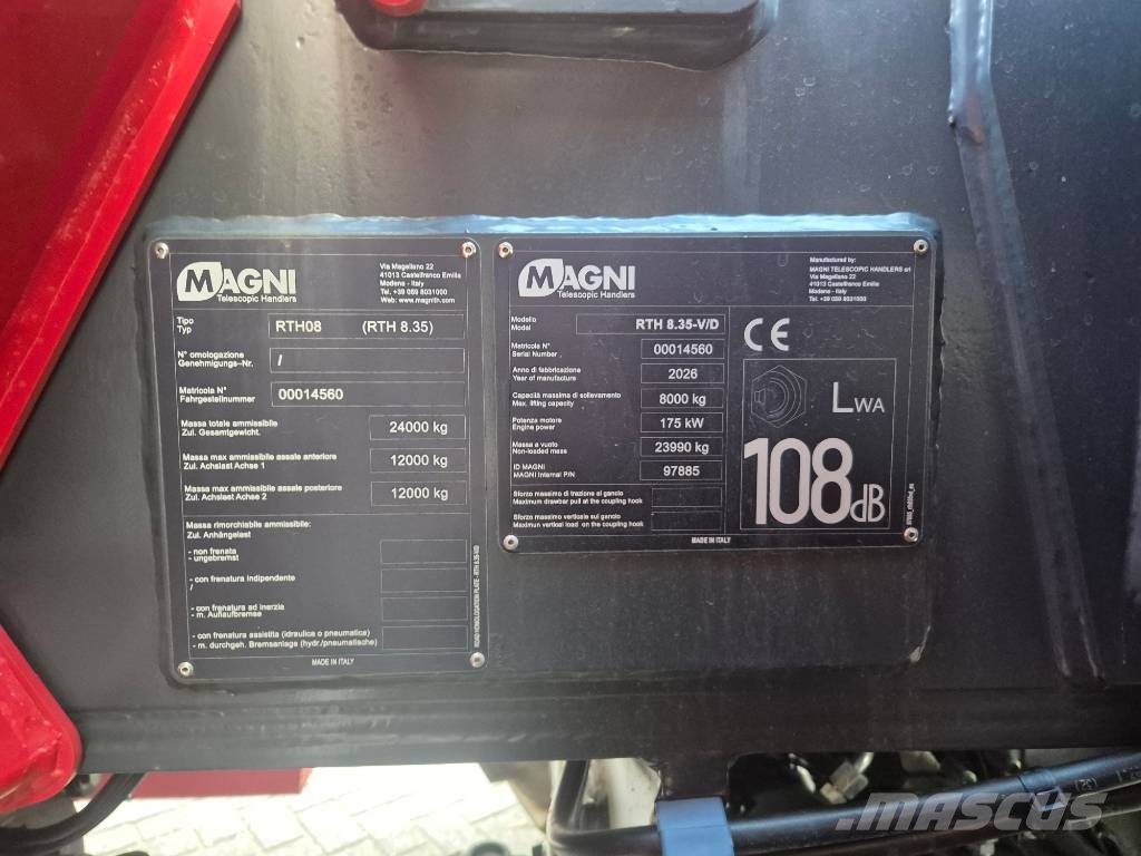 Magni RTH 8.35 Teleskopski viličarji