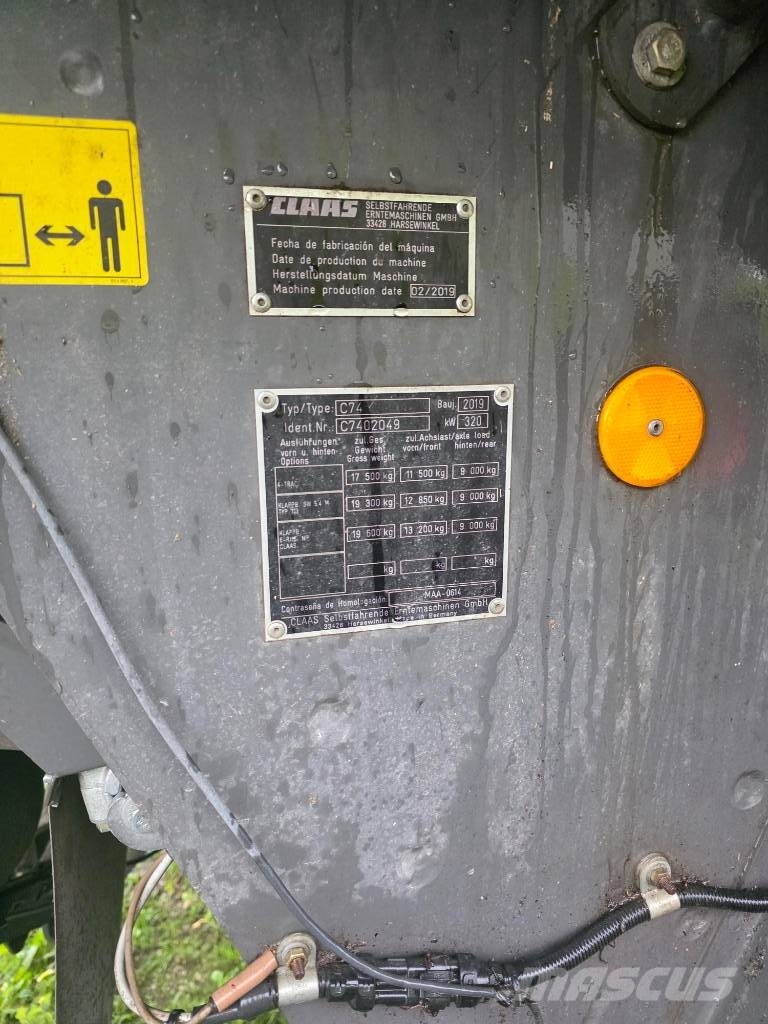 CLAAS Lexion 670 Ražas novākšanas kombaini
