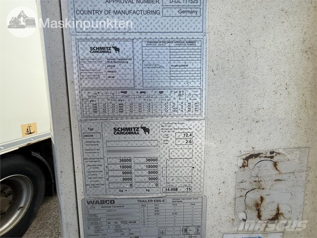 Schmitz KO36 Temperature controlled trailers