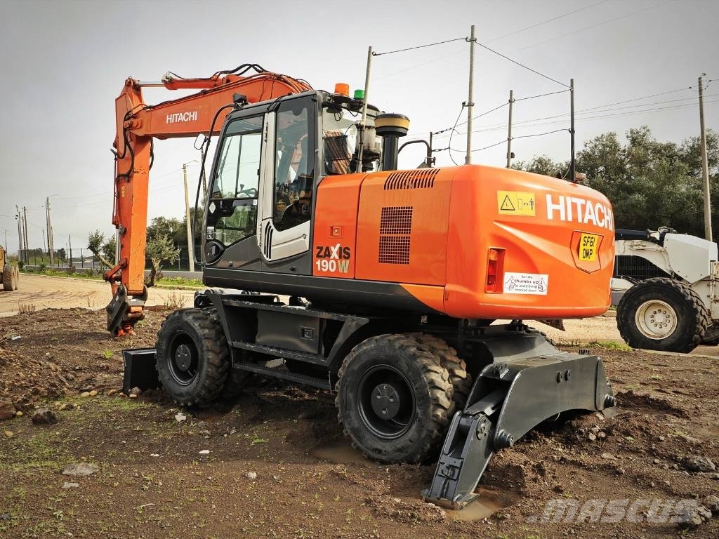 Hitachi ZX 190 W-3, 2012, Portugal - excavadoras de ruedas de