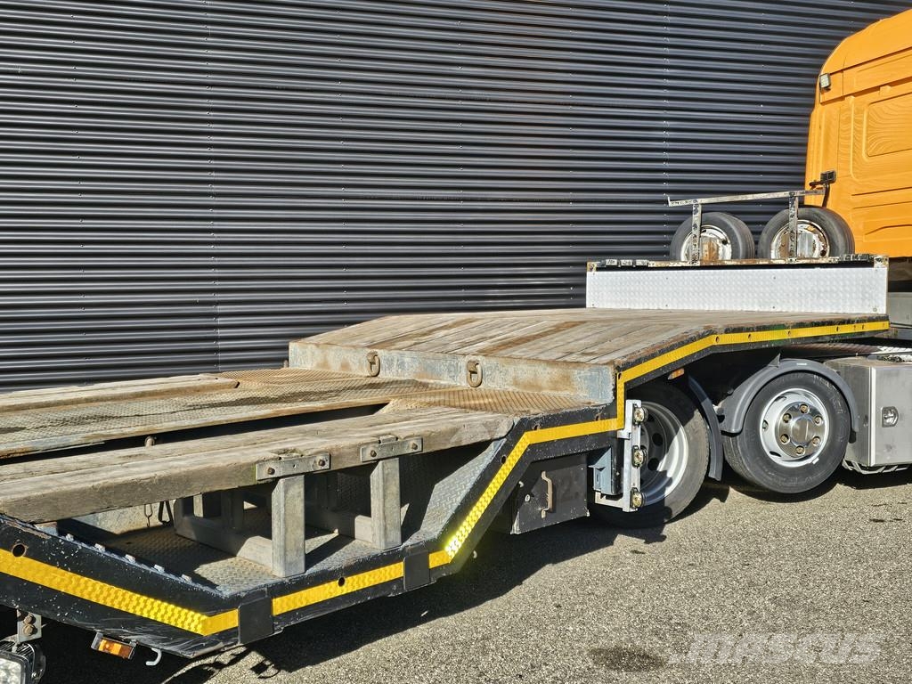 Scania R410 6x2 RETARDER + NOOTEBOOOM SEMI TRAILER Naudoti vilkikai