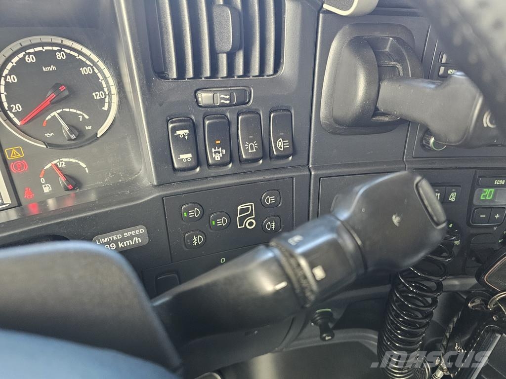 Scania R410 6x2 RETARDER + NOOTEBOOOM SEMI TRAILER Naudoti vilkikai