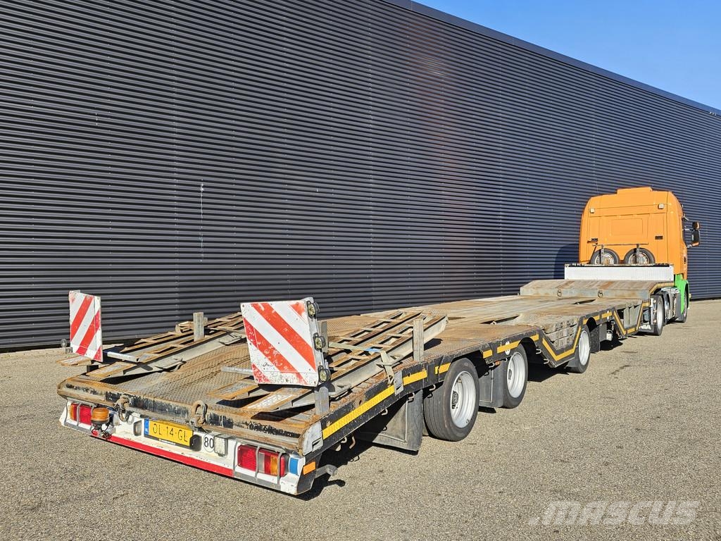 Scania R410 6x2 RETARDER + NOOTEBOOOM SEMI TRAILER Naudoti vilkikai
