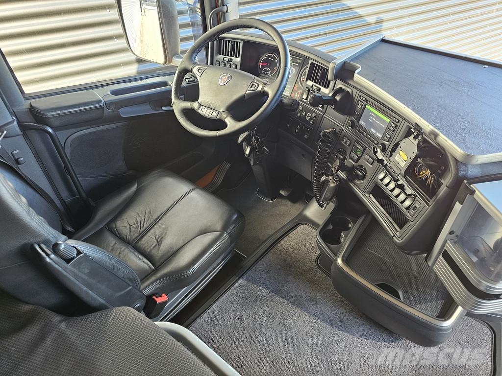 Scania R410 6x2 RETARDER + NOOTEBOOOM SEMI TRAILER Naudoti vilkikai