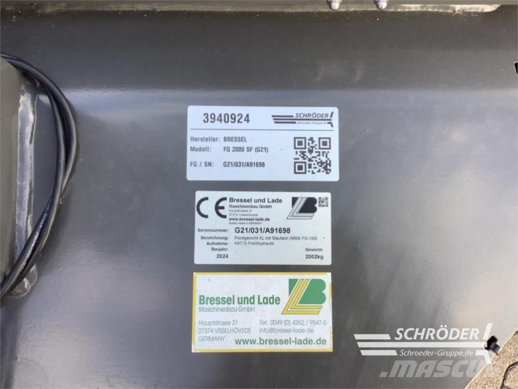 Bressel FG 2000 SF (G21) Other tractor accessories