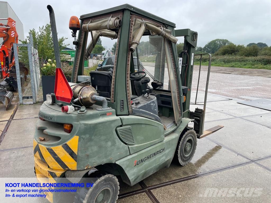 Jungheinrich DFG 25 1800 uur Ex Leger/Army Diesel heftrucks