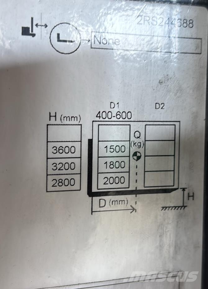 Mitsubishi SBS20N2 Platvormiga virnastajad