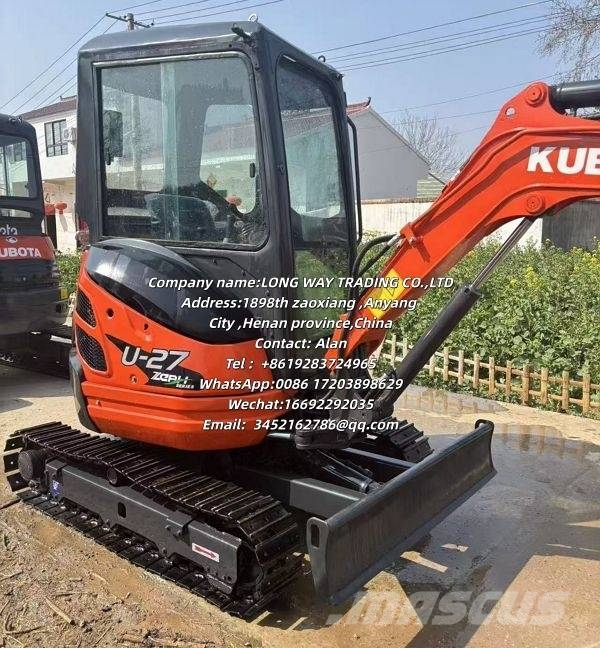 Kubota U 27 Miniescavatori