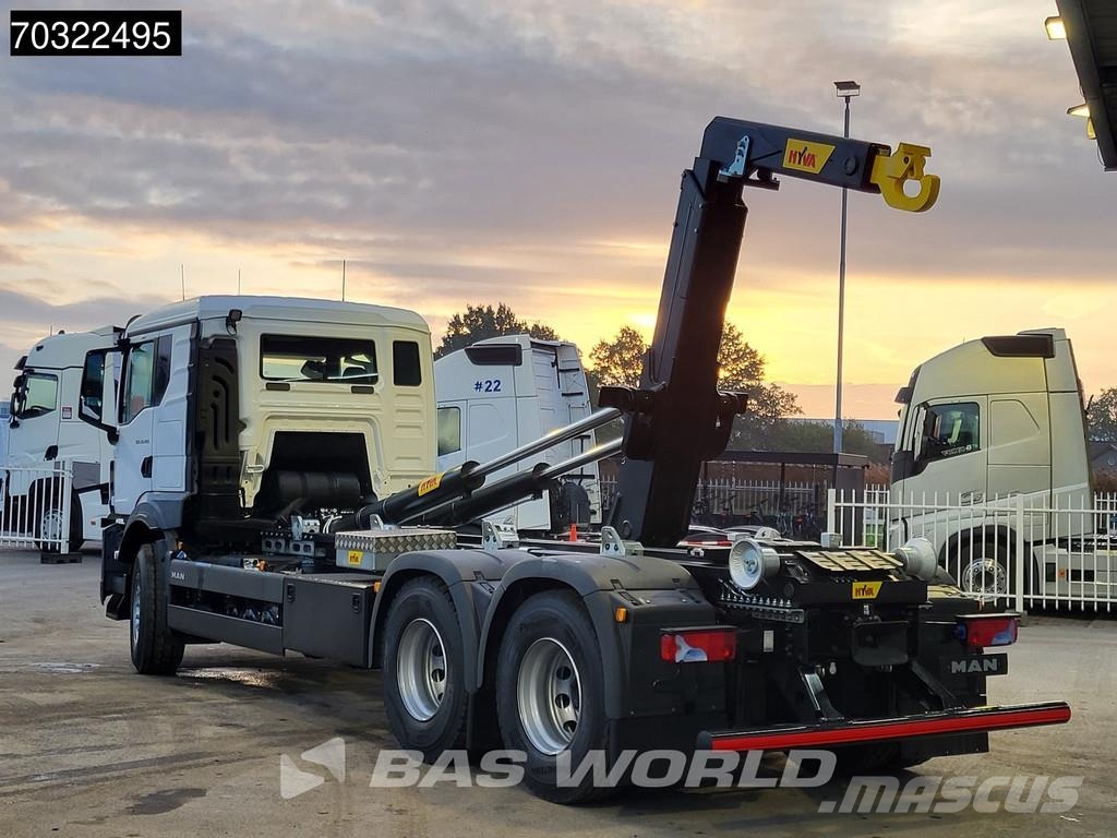 MAN TGS 28.480 6X2 NEW! HYVA 26-60-S containersystem A Vrachtwagen met containersysteem