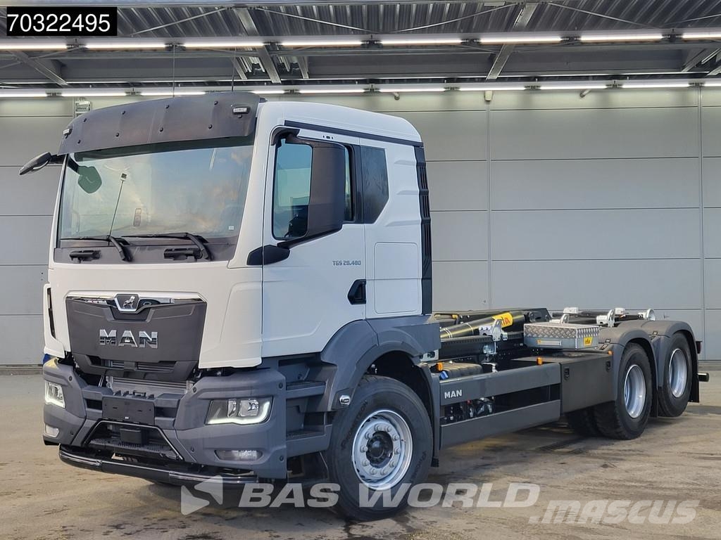 MAN TGS 28.480 6X2 NEW! HYVA 26-60-S containersystem A Horgos rakodó teherautók