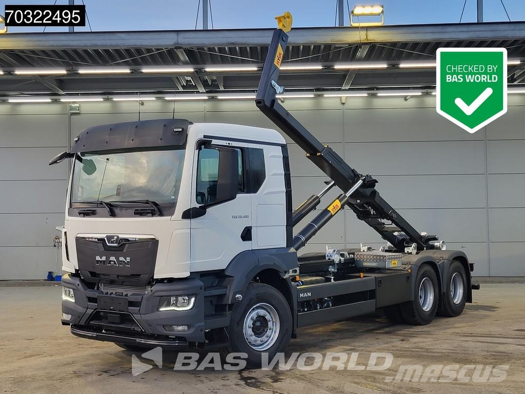 MAN TGS 28.480 6X2 NEW! HYVA 26-60-S containersystem A Vrachtwagen met containersysteem