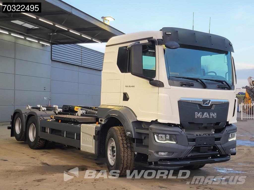 MAN TGS 28.480 6X2 NEW! HYVA 26-60-S containersystem A Vrachtwagen met containersysteem