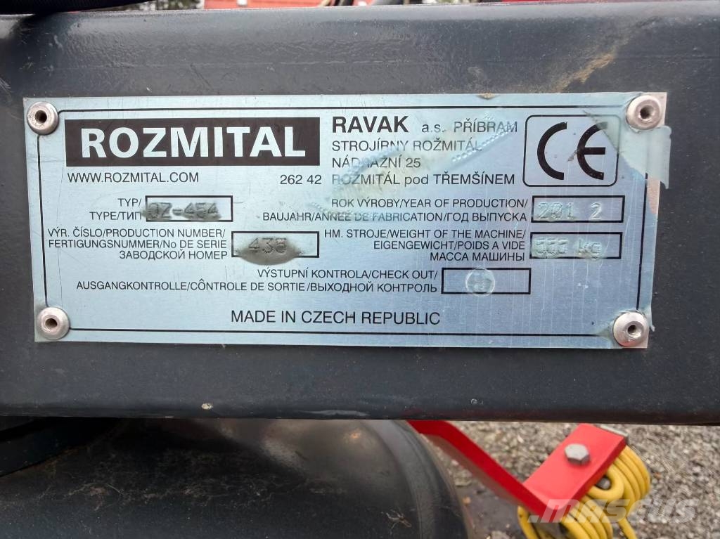 Rozmital OZ 454 Obraceče a shrabovače sena