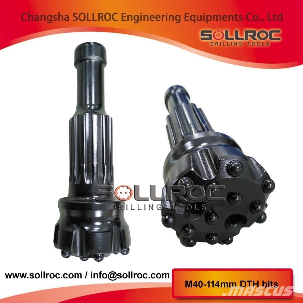 Sollroc Button bits, button bits,shank adaptor,cou 鑽孔設備配件和備件