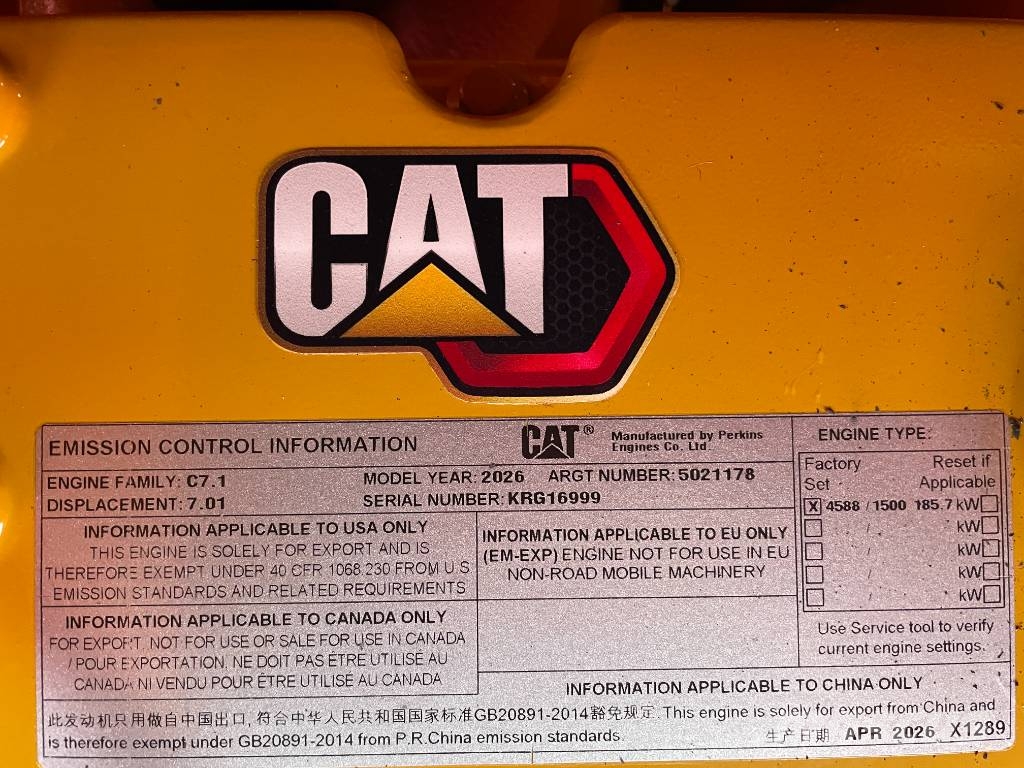 CAT DE200E0 - 200 kVA Generator - DPX-18017 Diesel Generatoren