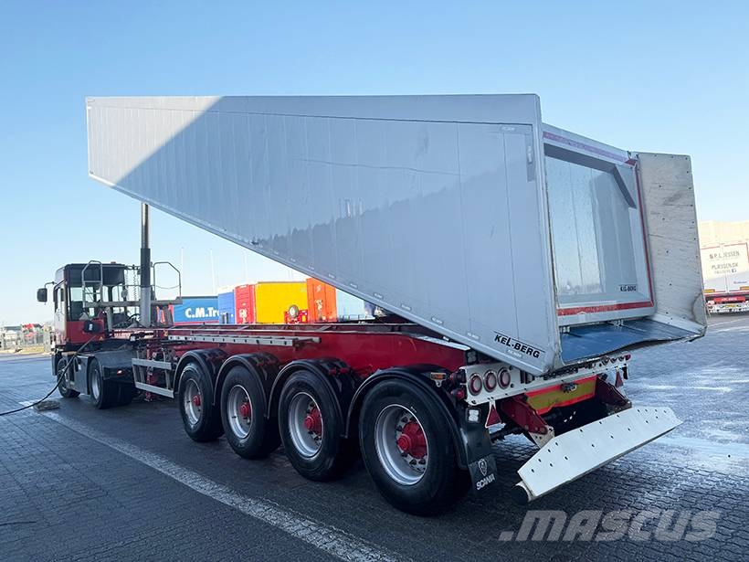 Kel-Berg 4 axle Tipper / Alukastenmulde Kipper 37m3 Kippladerauflieger