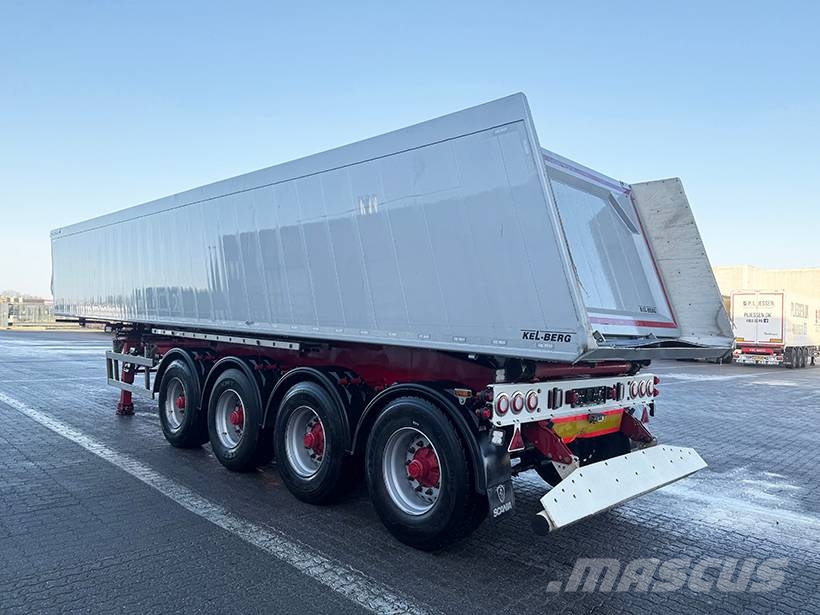Kel-Berg 4 axle Tipper / Alukastenmulde Kipper 37m3 Kippladerauflieger