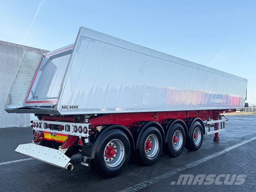 Kel-Berg 4 axle Tipper / Alukastenmulde Kipper 37m3 Kippladerauflieger