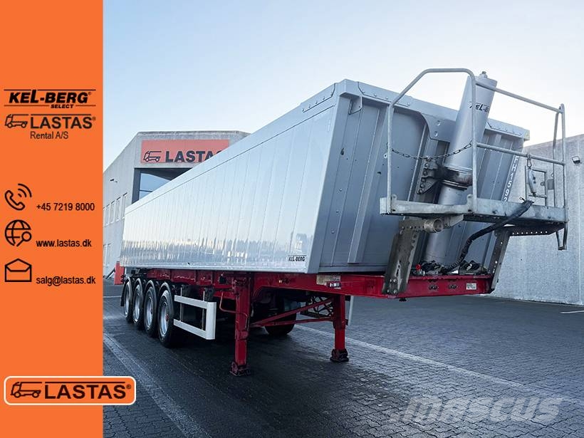 Kel-Berg 4 axle Tipper / Alukastenmulde Kipper 37m3 Kippladerauflieger