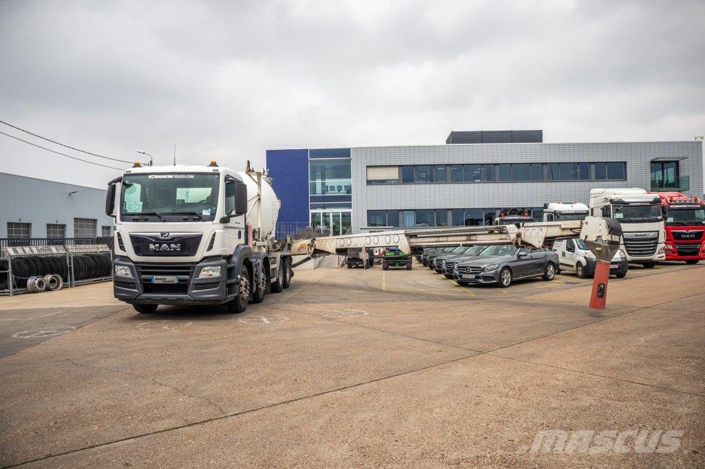 MAN TGS 32.360+PUTZMEISTER8M³+BAND/BELT/TAPIS Betongbiler