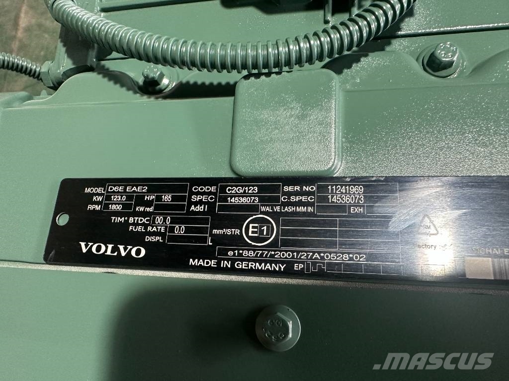 Volvo EC210B excavator  D6E engine for Motori za građevinarstvo