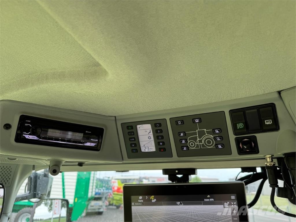 CLAAS Axion 870 CMATIC CEBIS ماكينات زراعية - غير ذلك