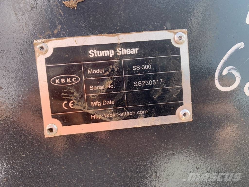  KBKC SS300 Stump Shear Outros componentes