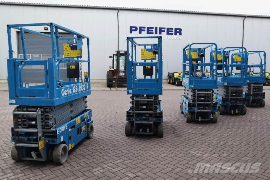 Genie GS1932 E-Drive Several In Stock, 8m Working Height Scheren-Arbeitsbühnen