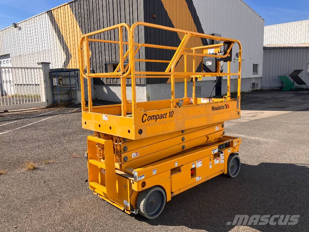 HAULOTTE COMPACT10 - NEW BATTERIES 4 NEW WHEELS Nacelle ciseaux