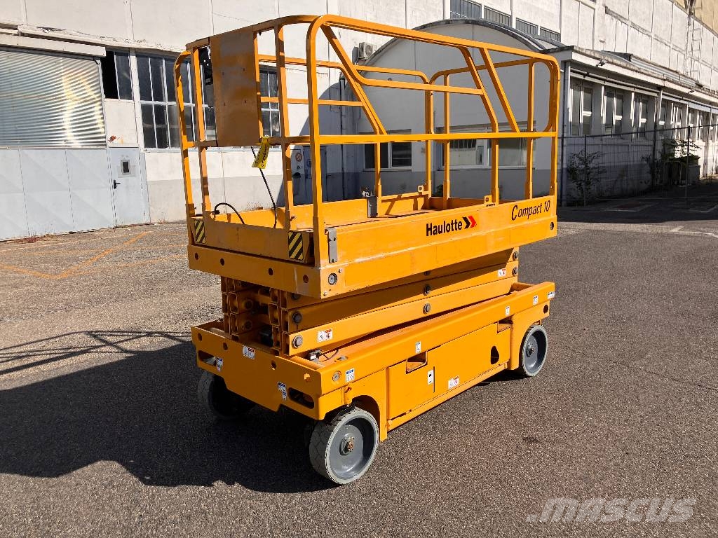 HAULOTTE COMPACT10 - NEW BATTERIES 4 NEW WHEELS Nacelle ciseaux