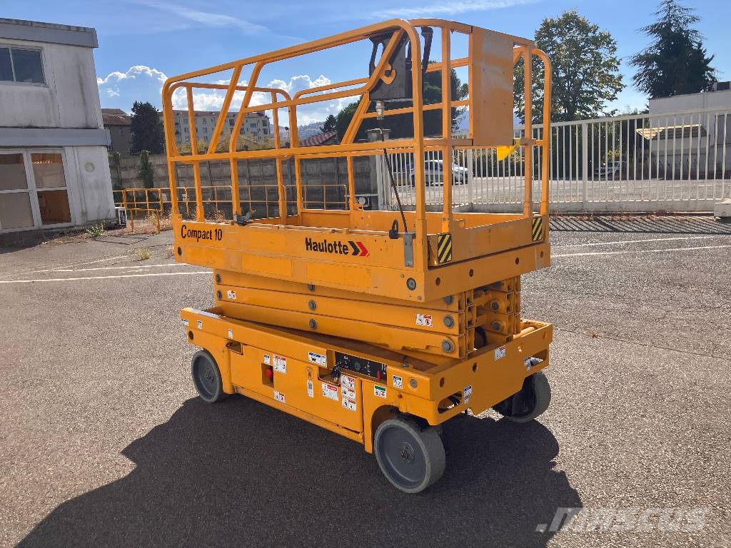 HAULOTTE COMPACT10 - NEW BATTERIES 4 NEW WHEELS Nacelle ciseaux