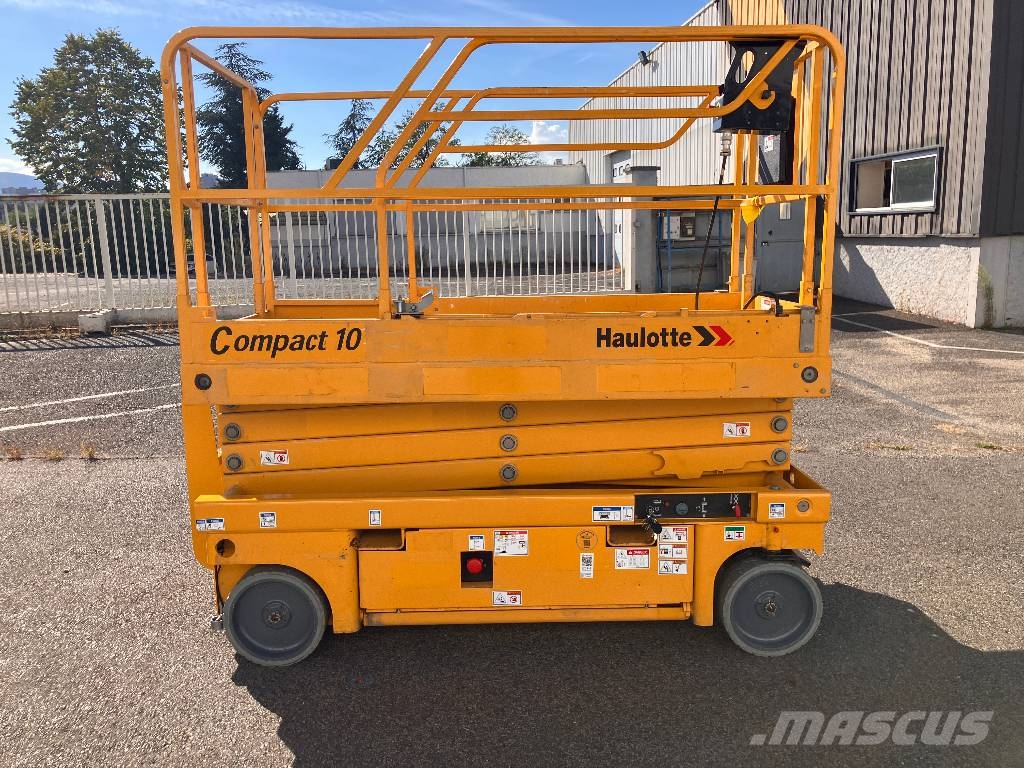 HAULOTTE COMPACT10 - NEW BATTERIES 4 NEW WHEELS Nacelle ciseaux