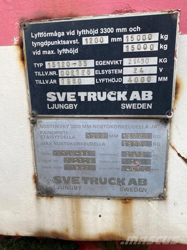 Svetruck 15120-35 شاحنات الطرق الوعرة