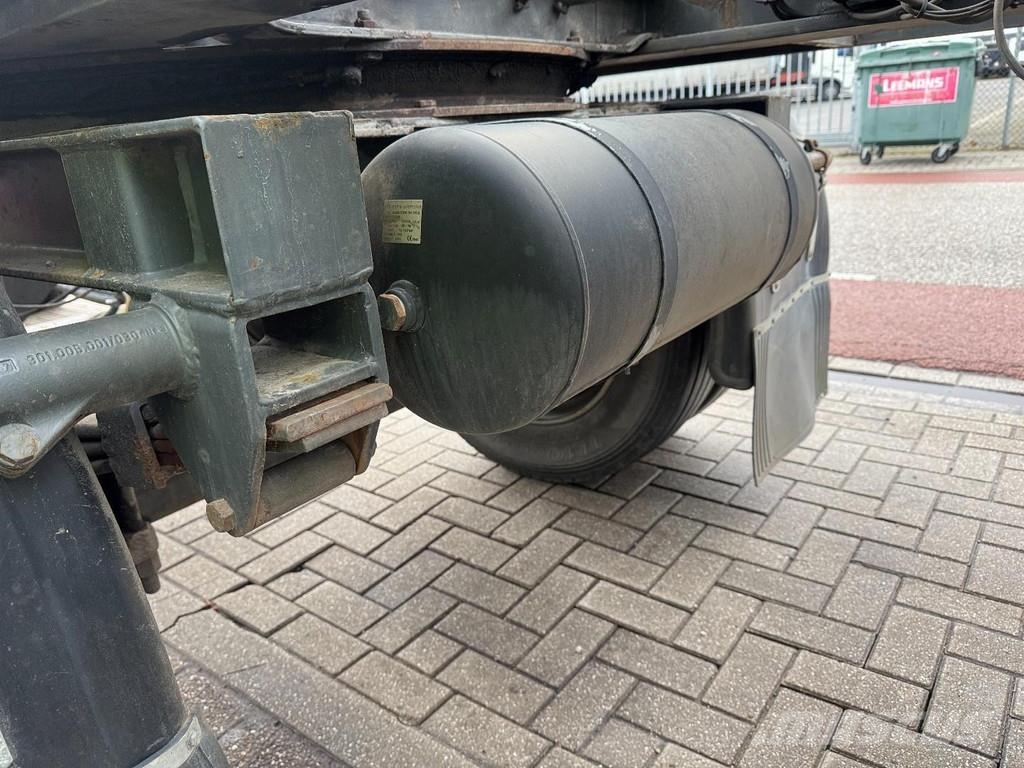 Burg BPA 10 18 Kipper, Full Steel Suspension, Blatt gef Причепи для перевезення контейнерів