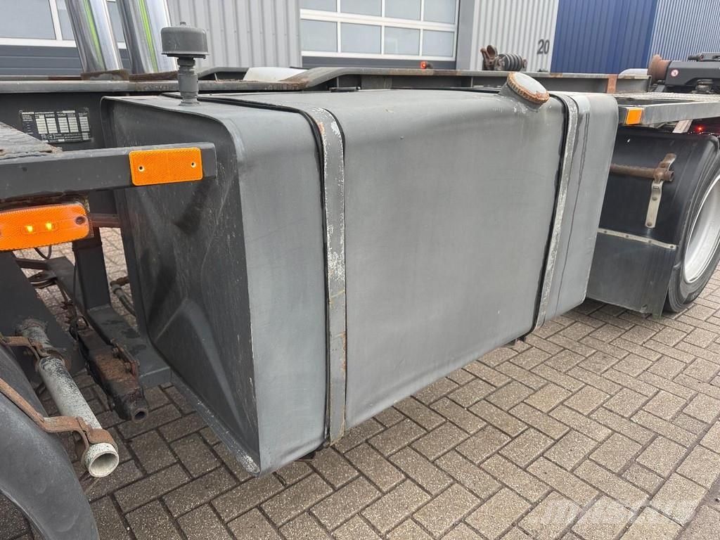 Burg BPA 10 18 Kipper, Full Steel Suspension, Blatt gef Причепи для перевезення контейнерів