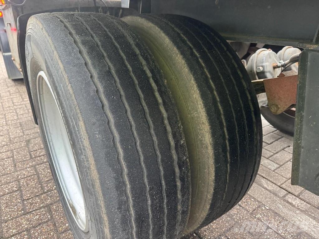 Burg BPA 10 18 Kipper, Full Steel Suspension, Blatt gef Причепи для перевезення контейнерів