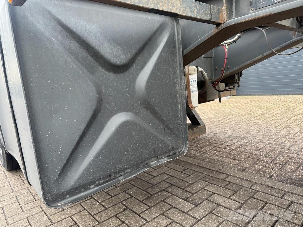 Burg BPA 10 18 Kipper, Full Steel Suspension, Blatt gef Причепи для перевезення контейнерів