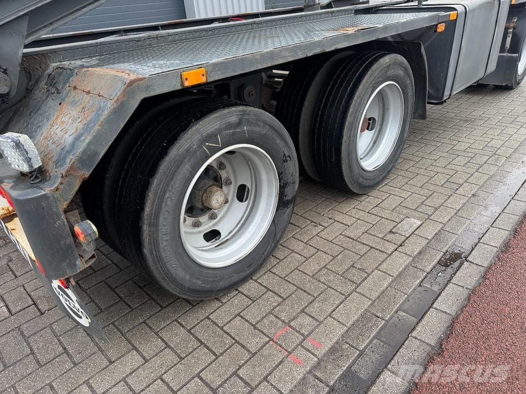 Burg BPA 10 18 Kipper, Full Steel Suspension, Blatt gef Причепи для перевезення контейнерів