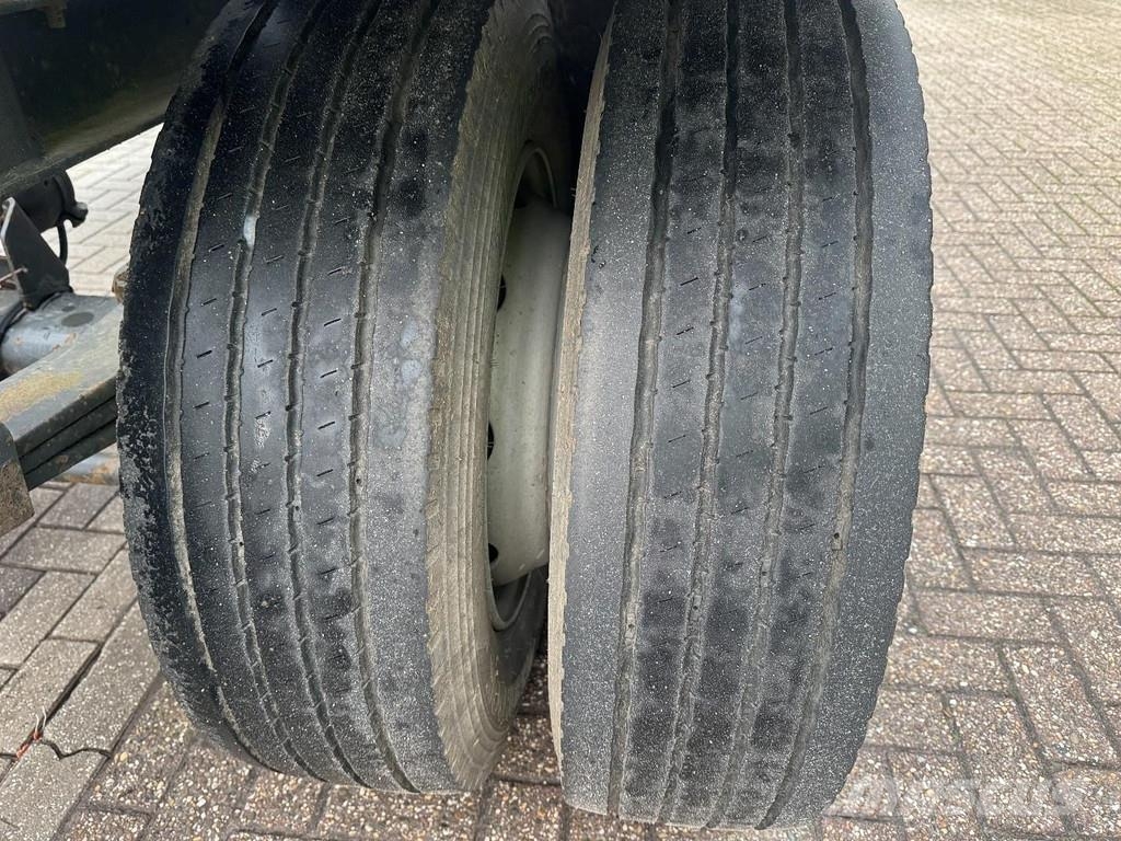Burg BPA 10 18 Kipper, Full Steel Suspension, Blatt gef Причепи для перевезення контейнерів