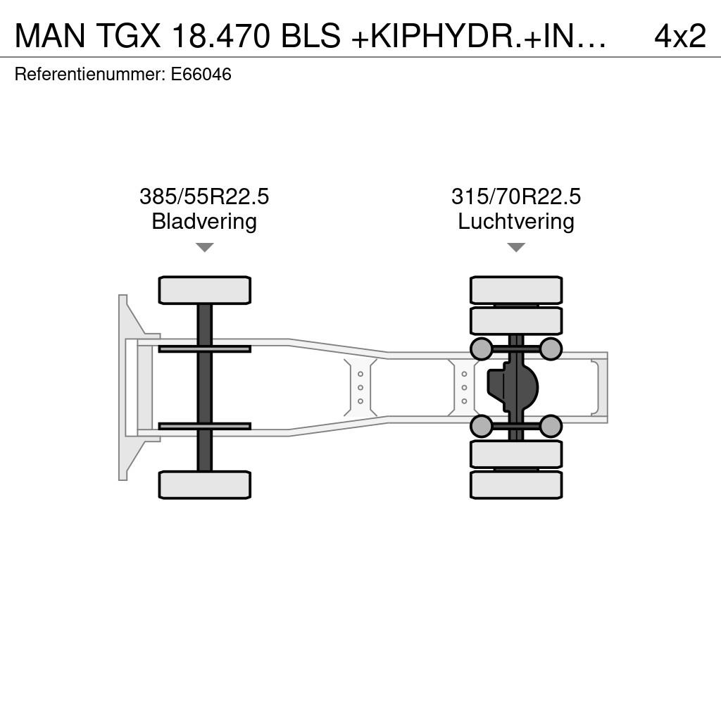 MAN TGX 18.470 BLS +KIPHYDR.+INTARDER Çekiciler